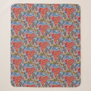 Hart van de Planet Sherpa Blanket Deken