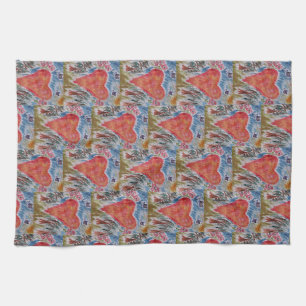 Hart van de Planet Tea Towel Theedoek
