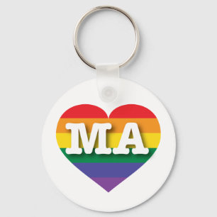 Hart van de Regenboog van de Trots van Sleutelhanger