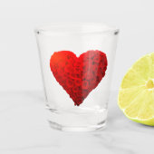 HART VAN DE ROZEN SHOT GLAS (Voorkant)