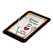 Hart van de School Verpleegkundige's Day Magnet Magneet (Linkerzijde)