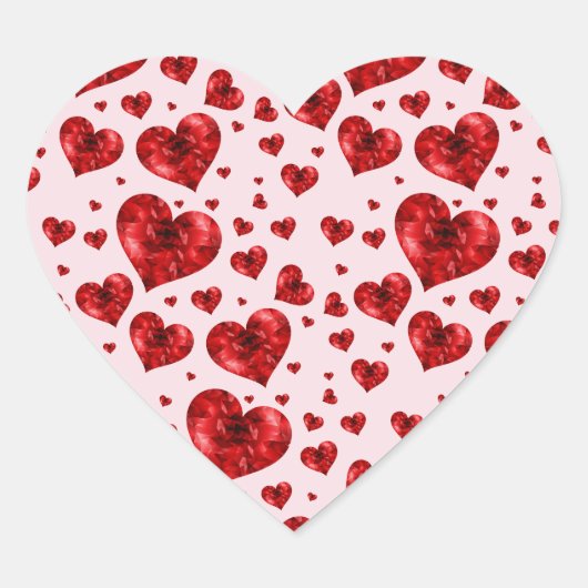 hart van de sticker (Voorkant)