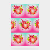 Hart van de stralende vreugde van mama acryl bord (Voorkant)