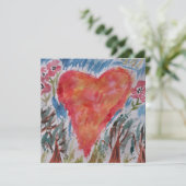 Hart van de vlakke Kaart (Staand voorkant)