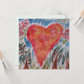 Hart van de vlakke Kaart (Voorkant / Achterkant in situ)