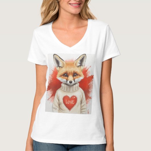 Hart van de Vos T-shirt (Voorkant)