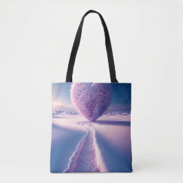 Hart van de winter tote bag