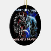 hart van de wolfsoep van een draak - wolkendraak - keramisch ornament (Rechts)