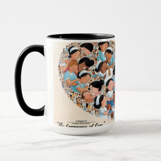 Hart van de zorg: de compassie van de zorg Mok (Links)