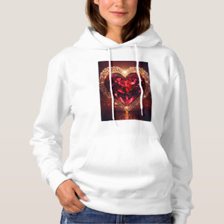 Hart van diamanten T Hoodie