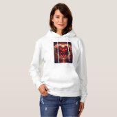 Hart van diamanten T Hoodie (Voorkant volledig)