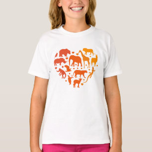 Hart van dieren, Cadeau voor dierenliefhebbers T-shirt