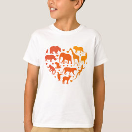 Hart van dieren, Cadeau voor dierenliefhebbers T-shirt