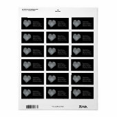 Hart van Duct Tape Etiket (Full Sheet)