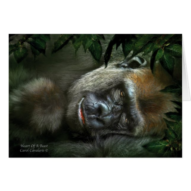 hart van een Beast ArtCard (Voorkant Horizontaal)