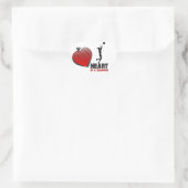 Hart van een Champion Dames Basketbal Stickers (Tas)