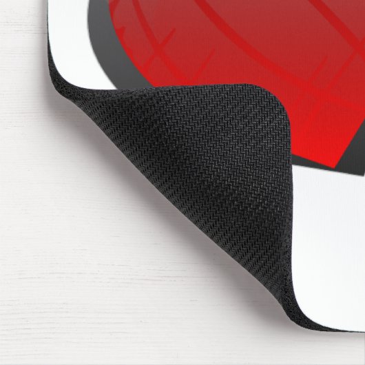 Hart van een Champion Running Muismat (Hoek)