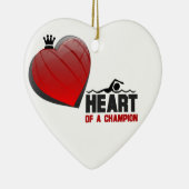 Hart van een Champion Swimming Ornament (Rechts)