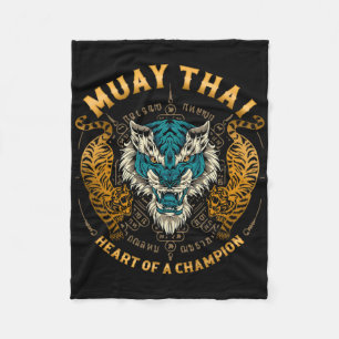 Hart Van Een Kampioen - Kickboksen En Muay Thai An Fleece Deken
