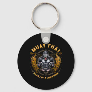 Hart Van Een Kampioen - Kickboksen En Muay Thai Ho Sleutelhanger