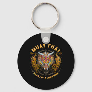 Hart Van Een Kampioen - Kickboksen En Muay Thai Li Sleutelhanger
