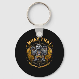 Hart Van Een Kampioen - Kickboksen En Muay Thai Lu Sleutelhanger