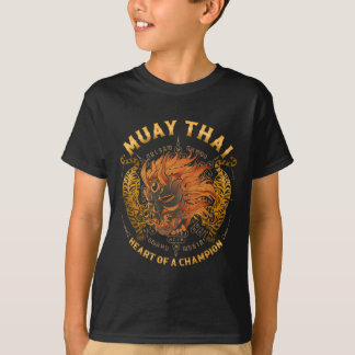 Hart Van Een Kampioen - Kickboksen En Muay Thai On T-shirt