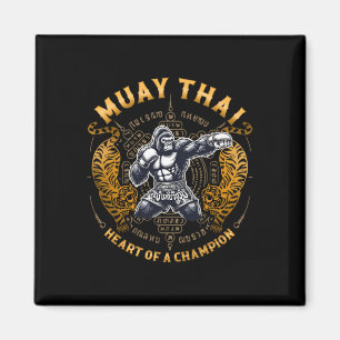 Hart Van Een Kampioen - Kickboksen En Muay Thai St Magneet