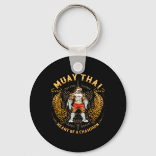 Hart Van Een Kampioen - Kickboksen En Muay Thai Tr Sleutelhanger