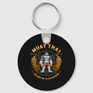 Hart Van Een Kampioen - Kickboksen En Muay Thai Tr Sleutelhanger