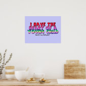 Hart Van Een Kind Grappige Poster Humor (Keuken)