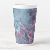 Hart van een kunstenaar latte mok (Voorkant)