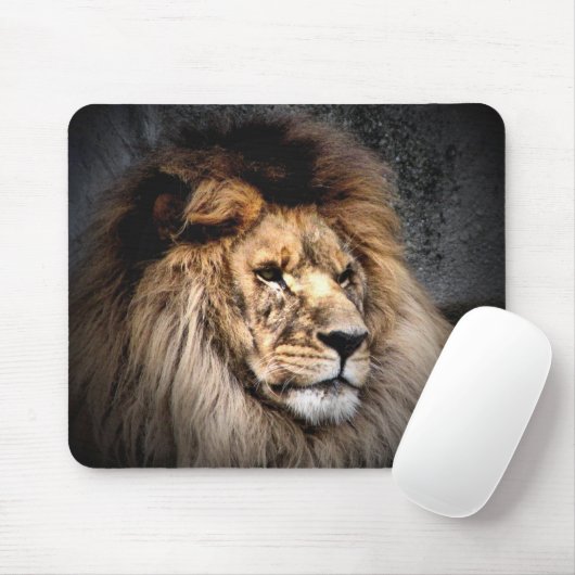 hart van een leeuw muismat (Met muis)