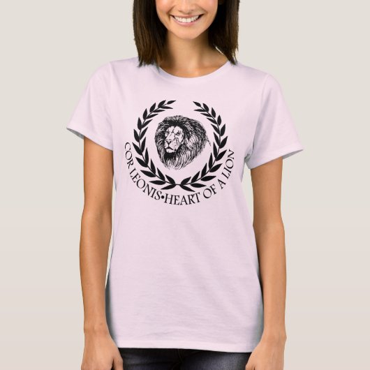 Hart van een leeuw t-shirt (Voorkant)