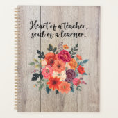 Hart van een leraar, ziel van een leerling planner (Voorkant)