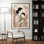 Hart van een moeder poster