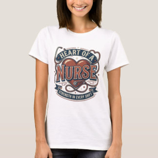 Hart van een Verpleegster Vintage Amerikaanse Ster T-shirt