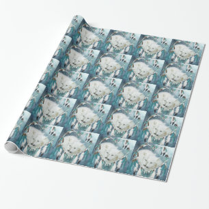 Hart van een Wolf Art Gift Wrap Cadeaupapier