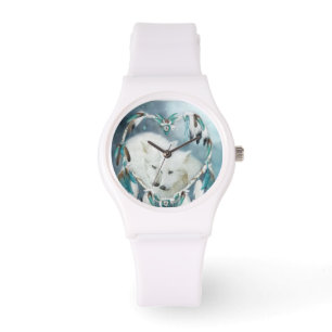 Hart van een Wolf Wearable Art Watch Horloge