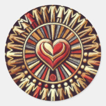 Hart van Eenheid: Weltfrieden - World Peace Sticke