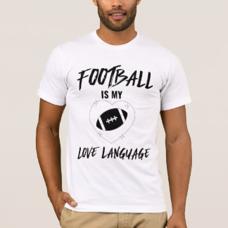 Hart van Football Line Art Design T-shirt