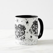 Hart Van Gogh Stijl Koffiemok Mok (Voorkant rechts)