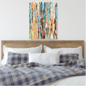 Hart van Goud 18 x 24 Ingepakt Canvas Afdruk (Insitu (Slaapkamer))