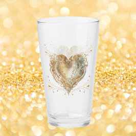 Hart van Goud Elegant Glas