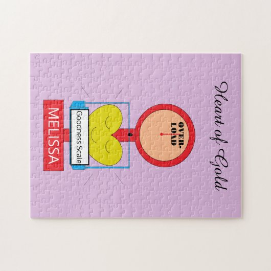 Hart van goud: legpuzzel (Horizontaal)