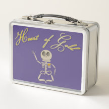 Hart van Goud Metalen Lunchbox