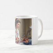 Hart van Goud: Nurse Appreciation Mok (Voorkant rechts)