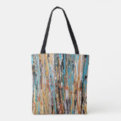 Hart van Gouden Canvas tas (Achterkant)