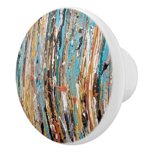 Hart van Gouden Keramische Trekken Keramische Knop (Rechts)