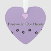 Hart van haar levende geest ornament (achterkant)